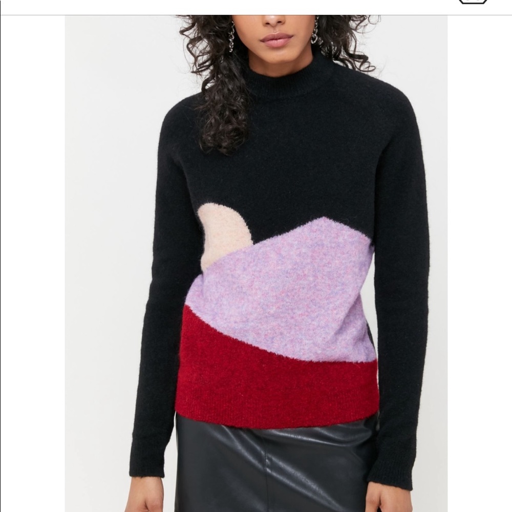 VEDA UO - sunset Mock Neck sweater